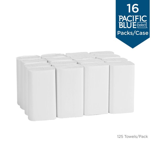 Georgia Pacific Professional Blue Select Multi-Fold 2 Ply Paper Towel, 9 1/5 x 9 - Picture 2 of 3